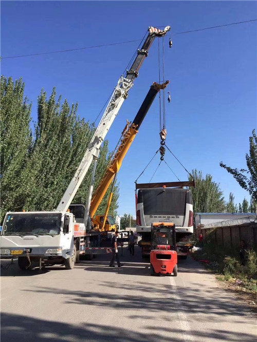 嘉祥县港口集装箱搬运案例